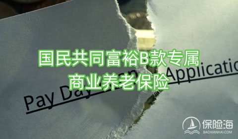 国民共同富裕B款专属商业养老保险有什么优点?保什么?