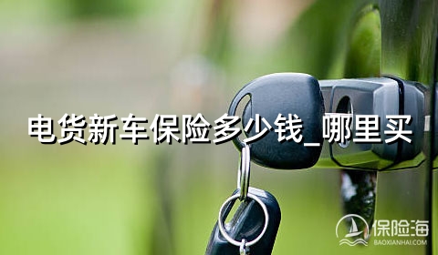 电货新车保险多少钱_哪里买_报价明细