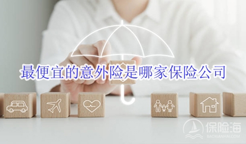 最便宜的意外险是哪家保险公司?多少钱一年?